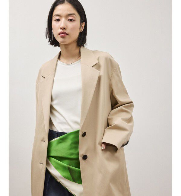 ADAM ET ROPE'「シルキーリラックスジャケット」|テーラードジャケット|