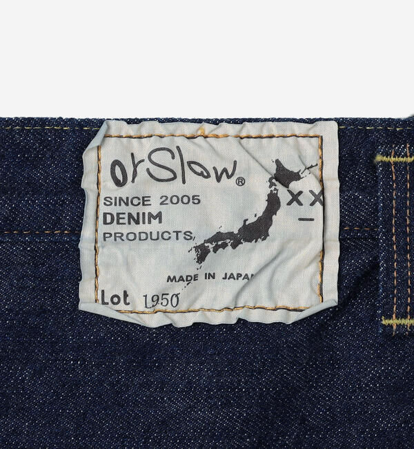  「orSlow | HIGH WAIST SELVEDGE DENIM PANTS WOMEN」|デニム|