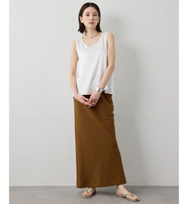 Drawing Numbers「【Drawing Numbers】ダブルサテンタンクブラウス」|シャツ・ブラウス|