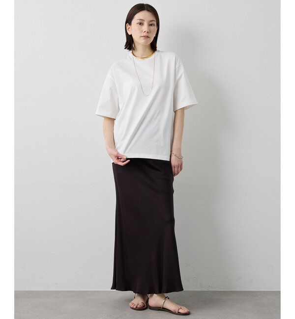  「【Drawing Numbers】ハイツイストプレーンTシャツ」|Tシャツ・カットソー|