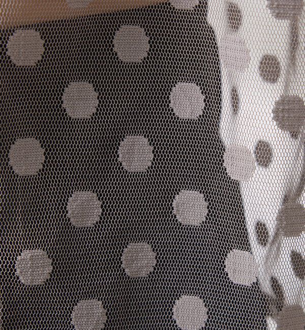  「【Nuel/ヌエル】 キャミ付きドットカーディガン」|Tシャツ・カットソー|