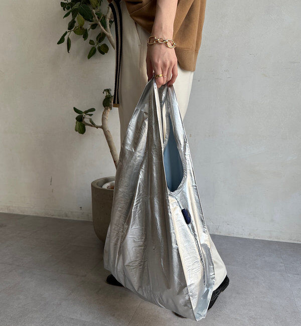  「【BAGGU/バグゥ】24HO STANDARD BAGGU メタリック」|トートバッグ|