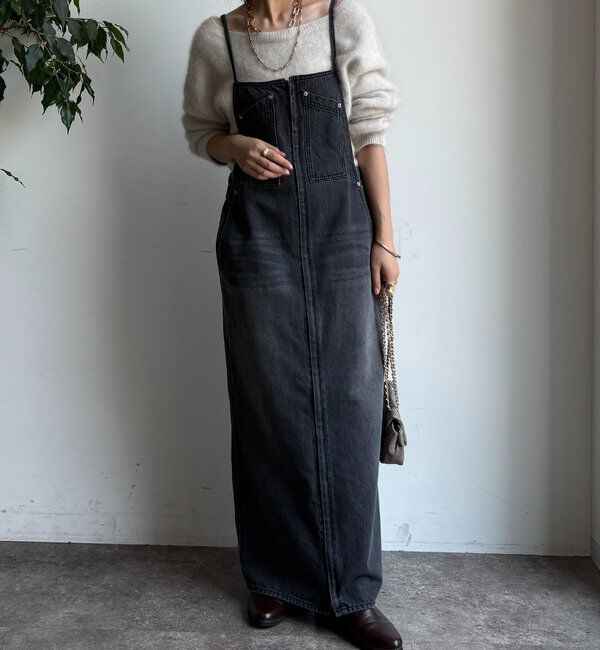  「デニムキャミジャンスカ」|ワンピース|