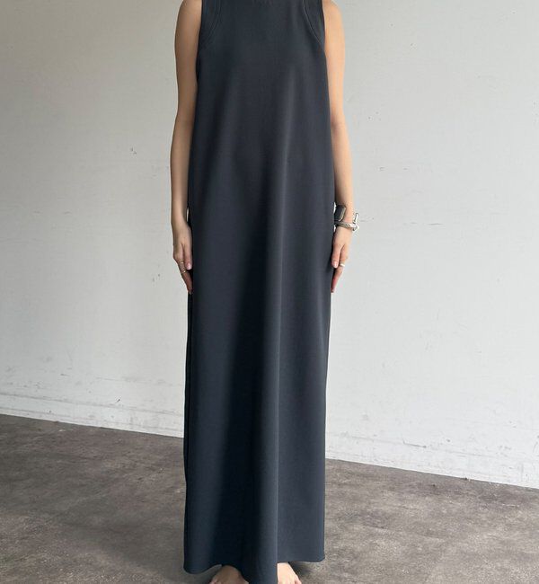  「ストレッチジョーゼットタンクワンピース」|ワンピース|