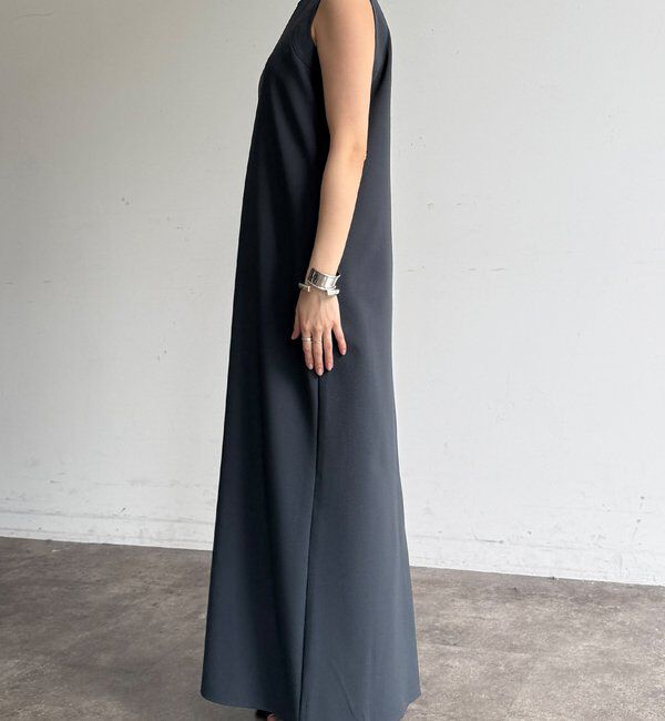  「ストレッチジョーゼットタンクワンピース」|ワンピース|