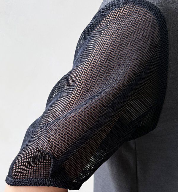  「【WEB限定】袖メッシュオールインワン」|ワンピース|