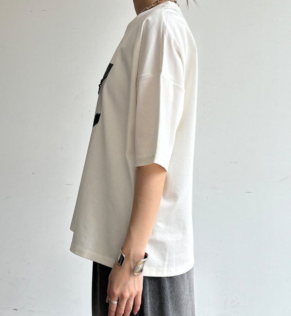  「【WEB限定】ストーンプリントトップス」|Tシャツ・カットソー|