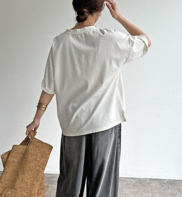  「【WEB限定】ストーンプリントトップス」|Tシャツ・カットソー|