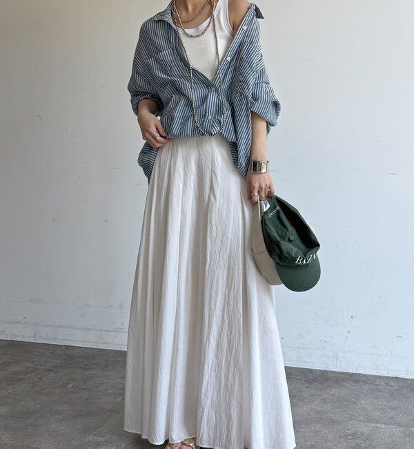  「異素材切替ワッフルタンク」|Tシャツ・カットソー|