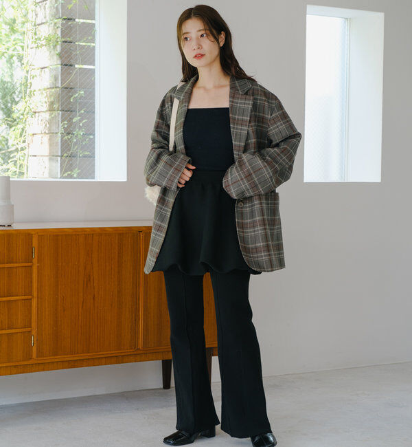  「【2WAY】バルーンニットミニスカート」|スカート|