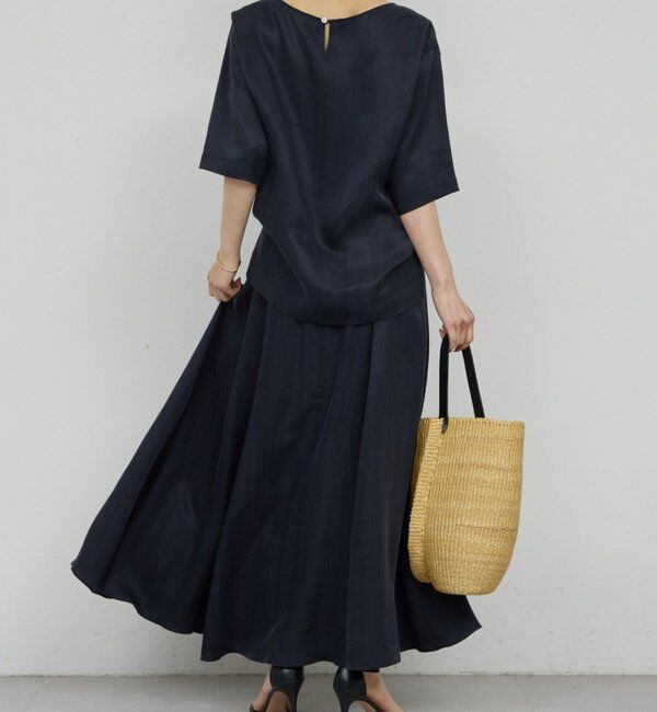  「【セットアップ対応】キュプラTeeブラウス」|シャツ・ブラウス|