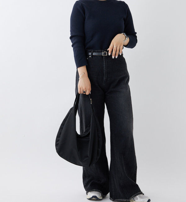  「クラウズナイロンラウンドビッグショルダーバッグ」|ショルダー・メッセンジャー|