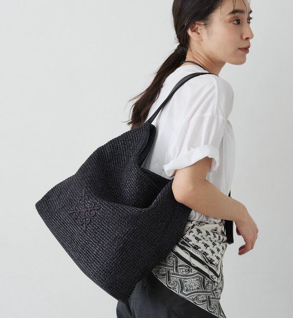  「ナイロンラフィアワンショルダーバッグ」|ショルダー・メッセンジャー|