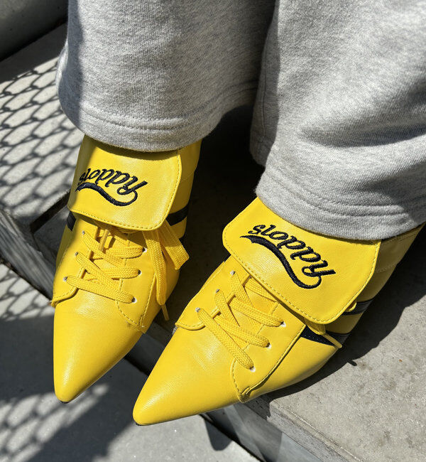  「【SLOPPY】スニーカーミュール」|スニーカー|イエロー
