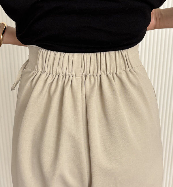  「【待望の追加決定！/新色ブラウン】ラップリボンパンツ」|チノ|