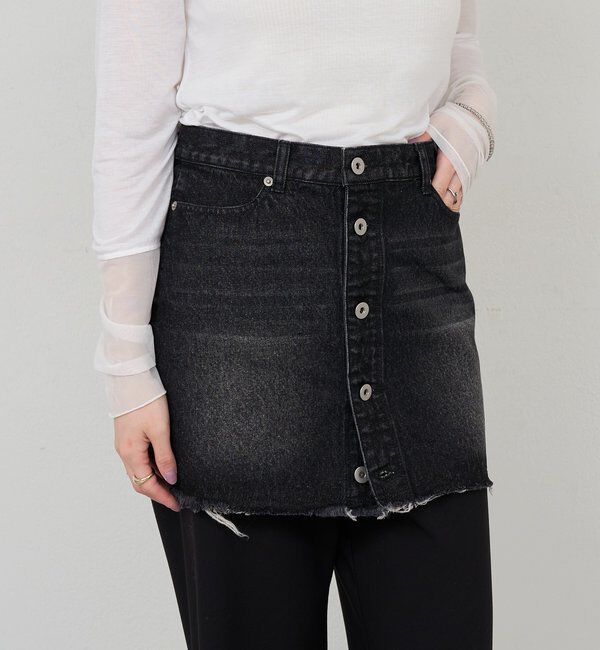  「レイヤードデニムスカート」|スカート|