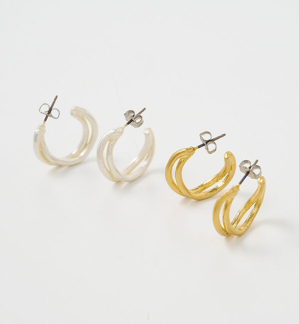 collex「【Ljud/ユード】ネジリラインズピアス」|ピアス|