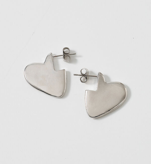 collex「【dignif】【金属アレルギー対応】  ハートピアス」|ピアス|シルバー