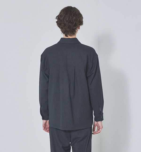 ABAHOUSE「【セットアップ対応】T/R フランス綾 CPO ブルゾン/シャツ」|シャツ・ブラウス|