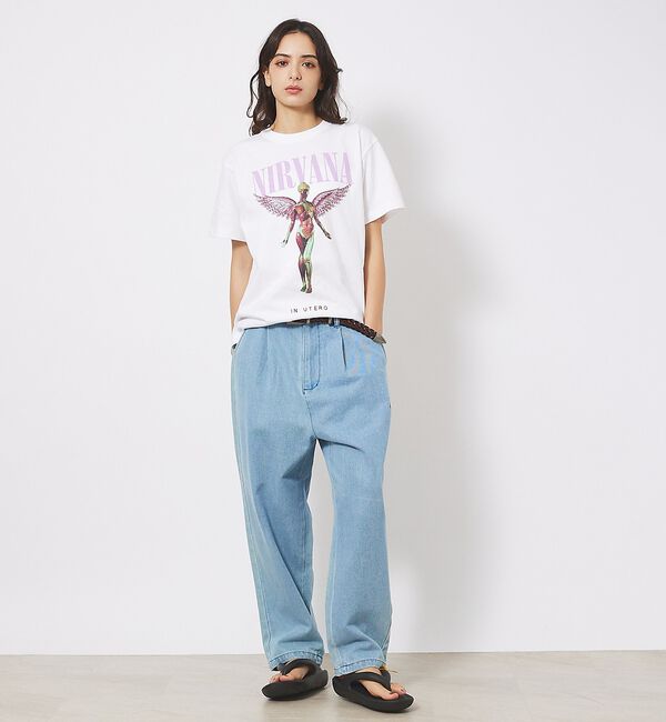 ABAHOUSE「【GOOD ROCK SPEED/グッドロックスピード】NIRVANA TEE」|Tシャツ・カットソー|