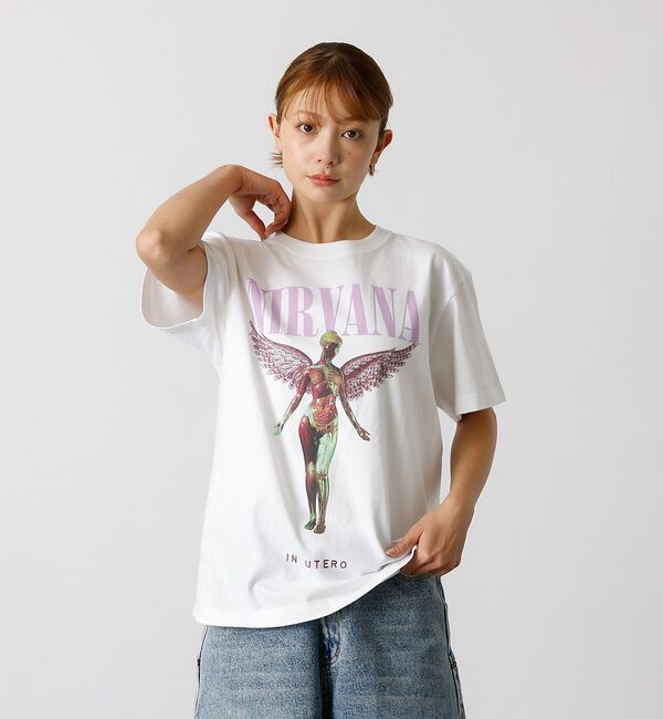 ABAHOUSE「【GOOD ROCK SPEED/グッドロックスピード】NIRVANA TEE」|Tシャツ・カットソー|