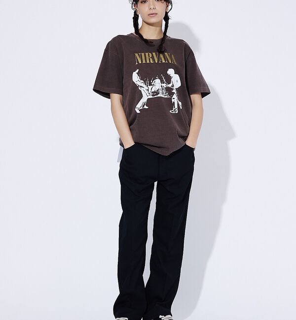 ABAHOUSE「【GOOD ROCK SPEED/グッドロックスピード】NIRVANA TEE」|Tシャツ・カットソー|
