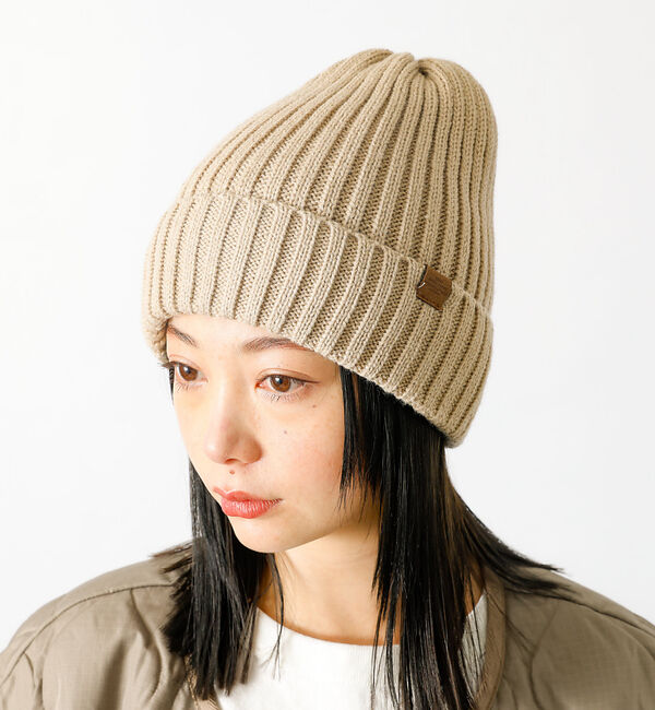 Rouge vif「【Ruben】リブボアニット帽 /  RIB BORE WATCH」|その他|グレージュ