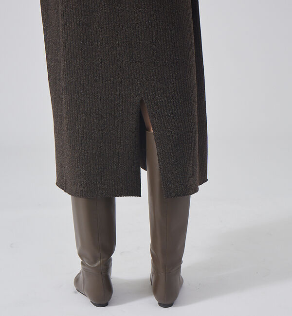 qualite「カラーメランジニットワンピース」|ワンピース|