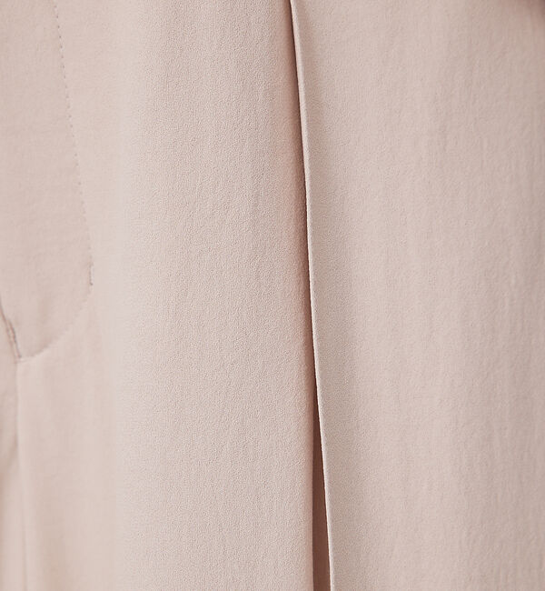 qualite「【セットアップ対応】アセテートジョーゼットタックパンツ」|その他|