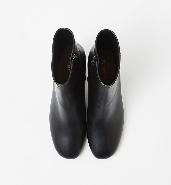 AU BANNISTER「【スノーソール】オブリークトゥショートブーツ」|ショートブーツ|