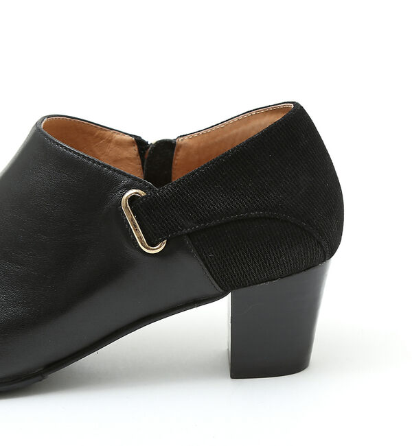 AU BANNISTER「【スノーソール】切り替しブーティー」|ショートブーツ|