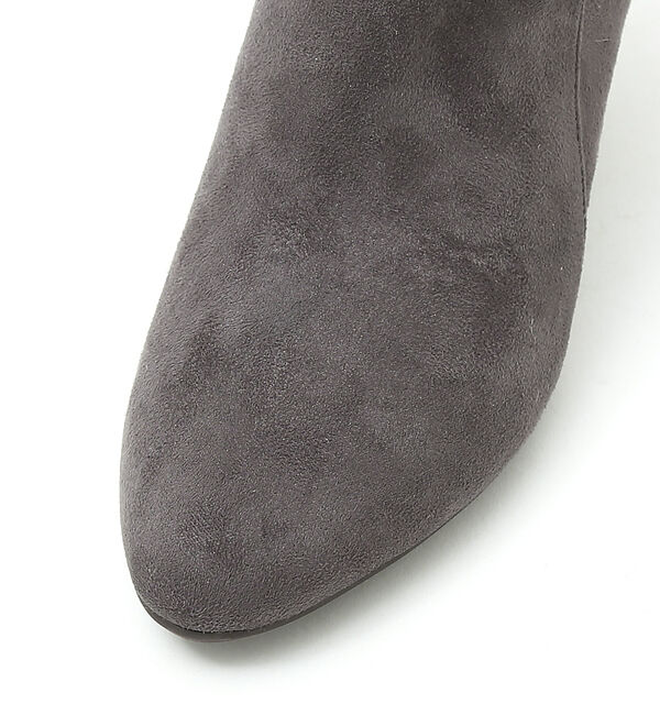 AU BANNISTER「【スノーソール/2WAY】折り返しボアヒールブーツ」|ショートブーツ|