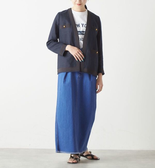 Liesse「デニムタイトスカート」|スカート|