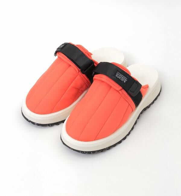 A_「【SUICOKE（スイコック）】キルティングサンダル」|サンダル|オレンジ