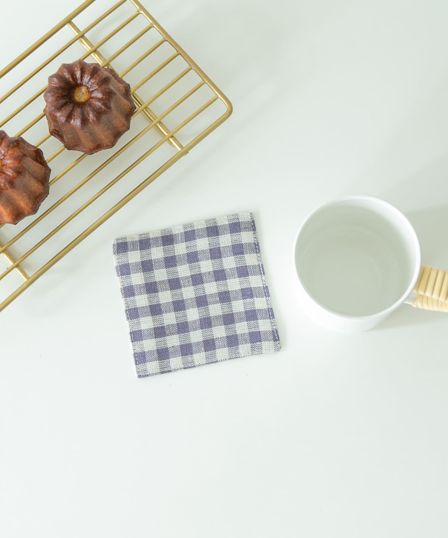 URBAN RESEARCH DOORS「fog linen work　リネンコースター」|食器・キッチングッズ|パープル系その他