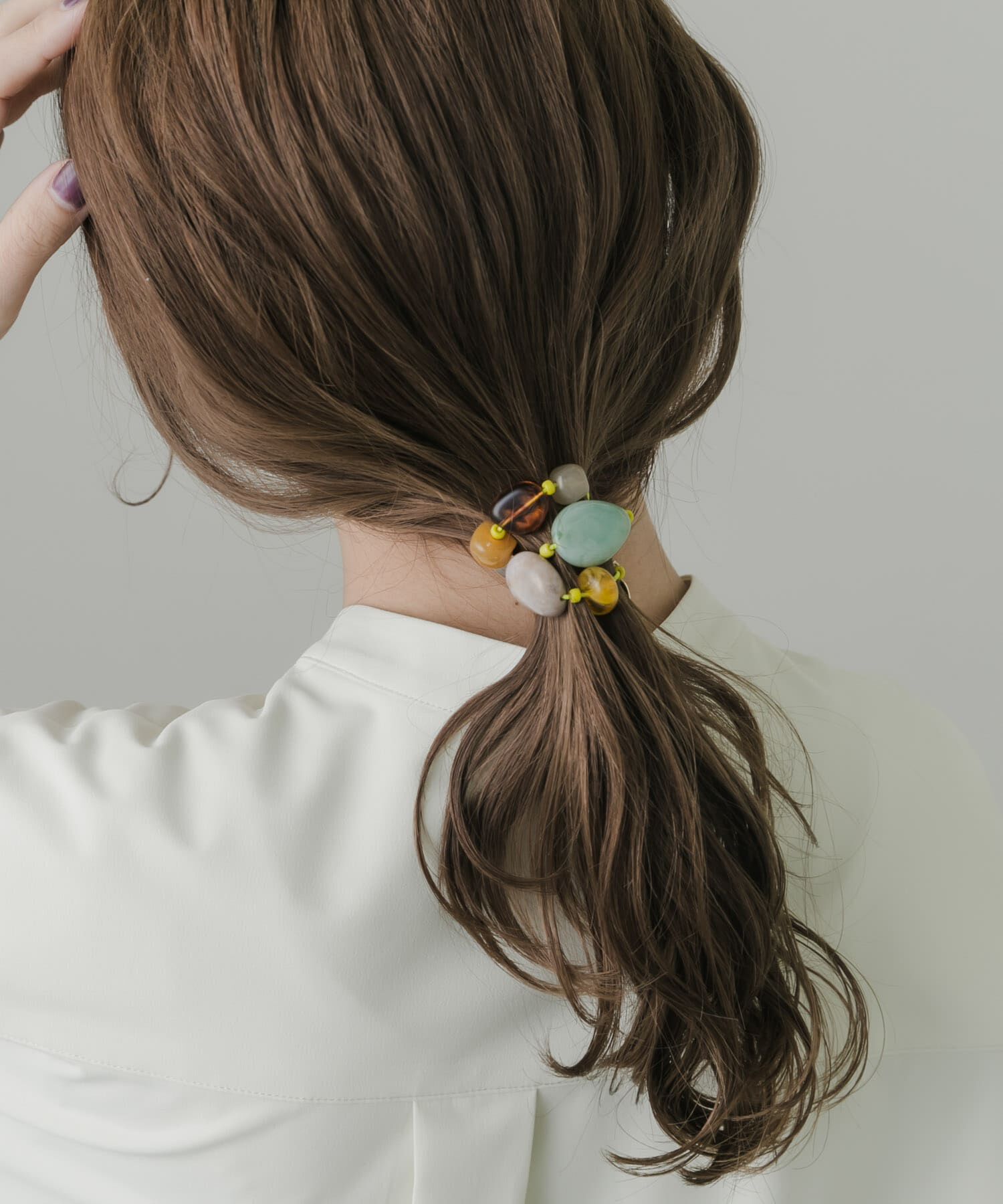 SMELLY「カラフルモチーフヘアポニー」|ヘアゴム・シュシュ|