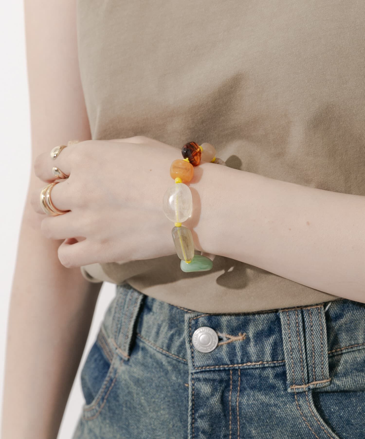 SMELLY「カラフルモチーフヘアポニー」|ヘアゴム・シュシュ|