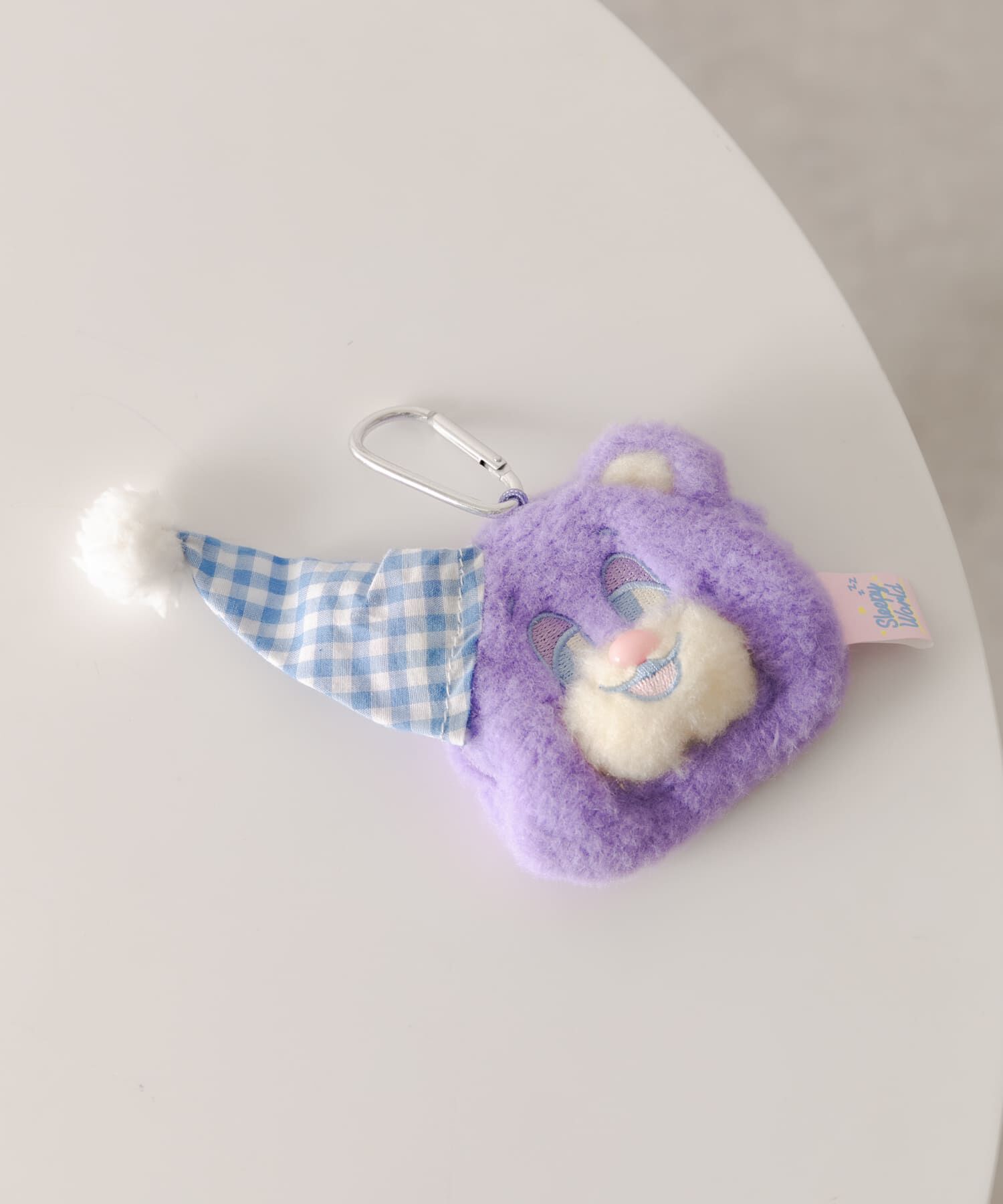 SMELLY「『WEB/一部店舗限定』NEONMOON　Sleepy Teddy Pouch」|ポーチ|パープル