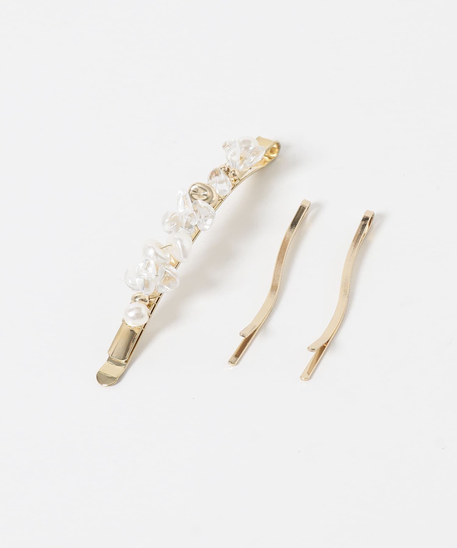 SMELLY「クリアパーツ3セットヘアピン」|その他|