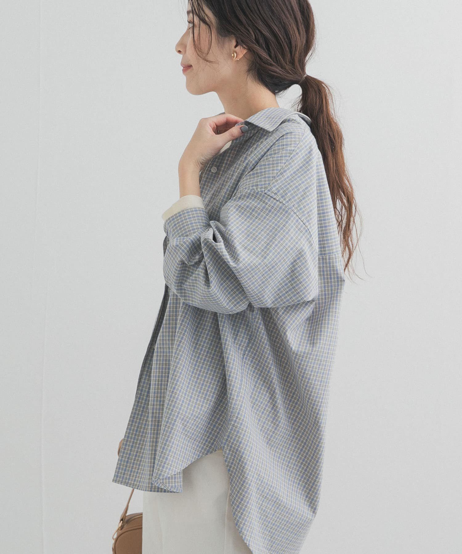 URBAN RESEARCH DOORS「刺繍チェックシャツ」|シャツ・ブラウス|