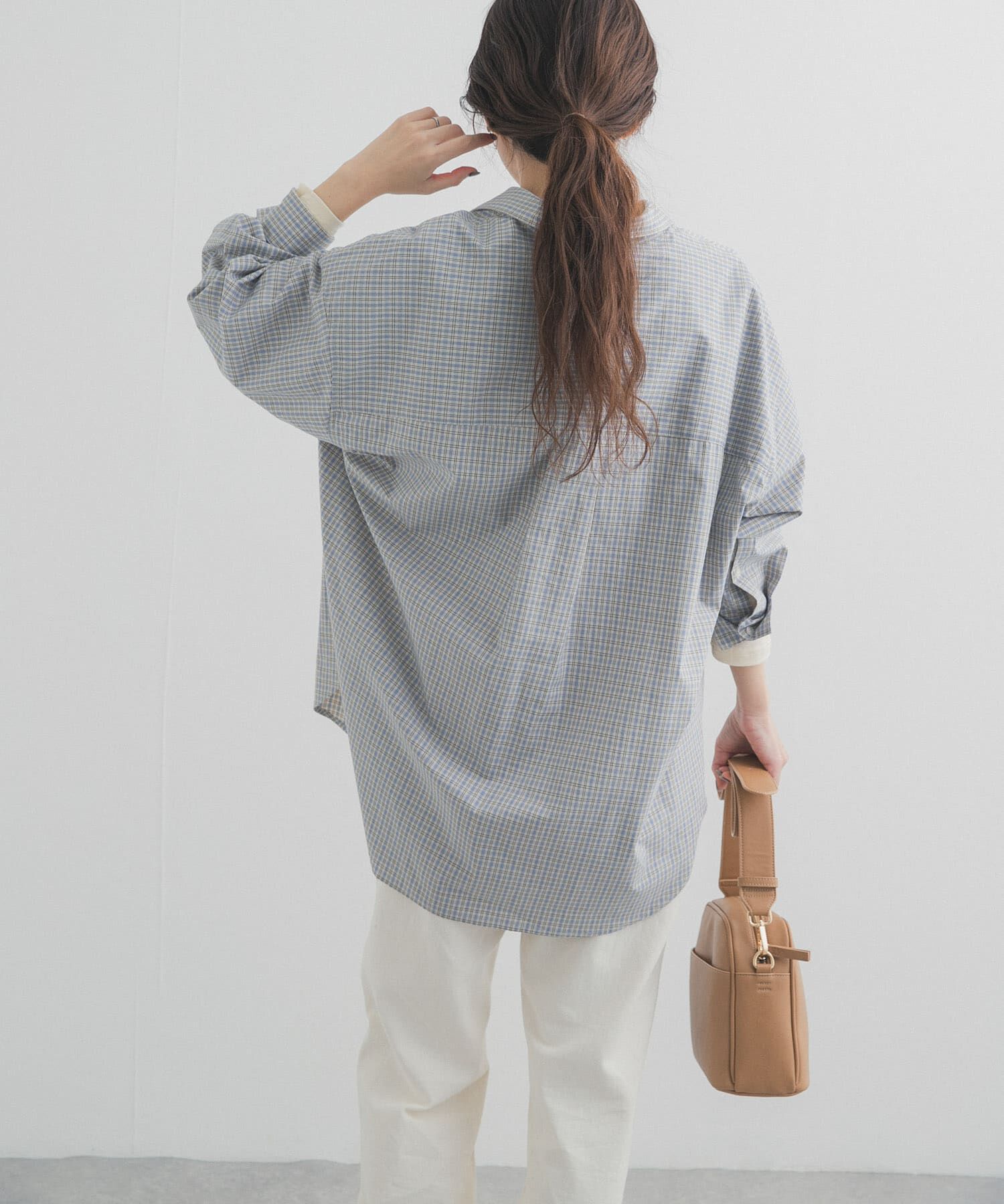 URBAN RESEARCH DOORS「刺繍チェックシャツ」|シャツ・ブラウス|