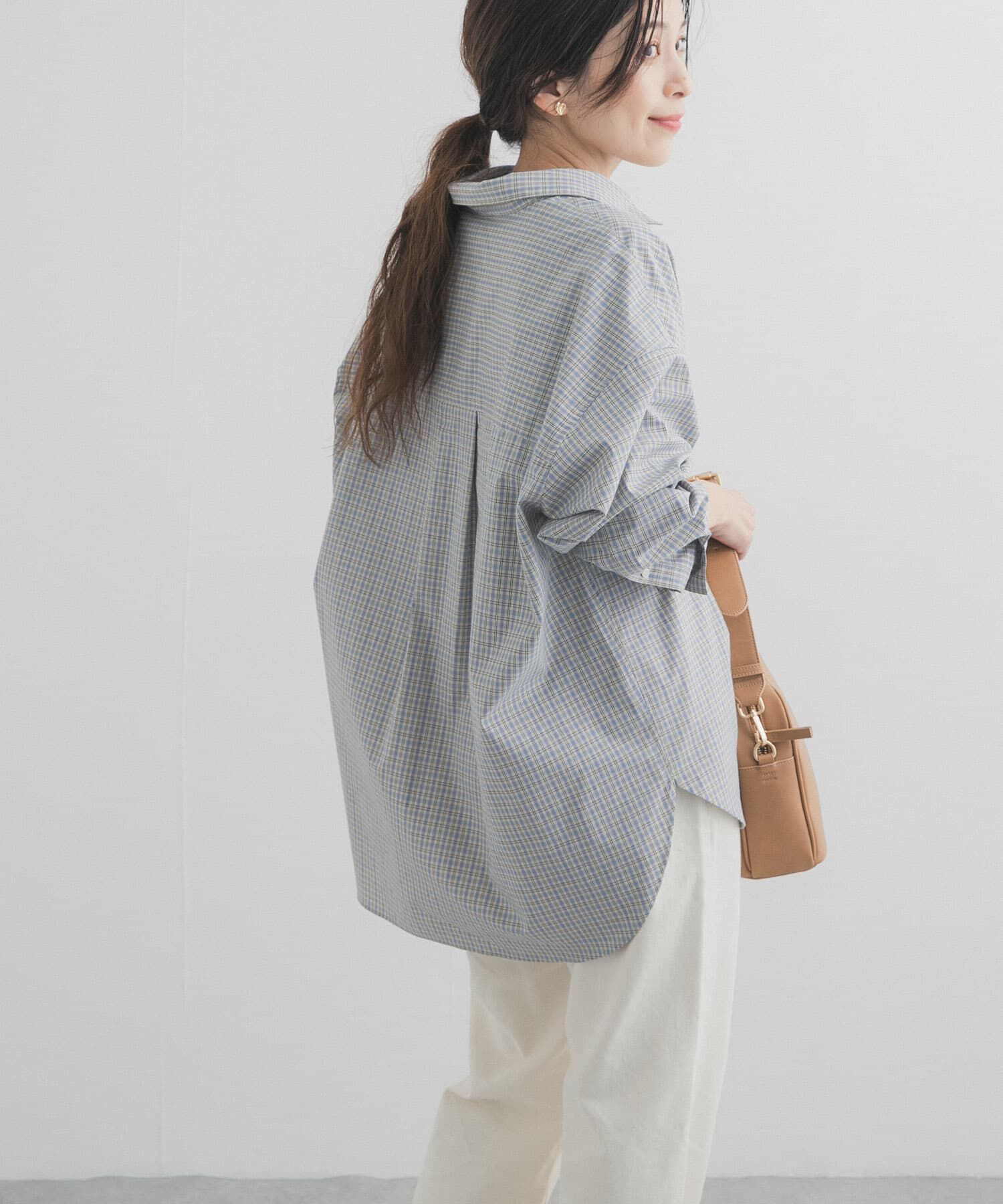 URBAN RESEARCH DOORS「刺繍チェックシャツ」|シャツ・ブラウス|