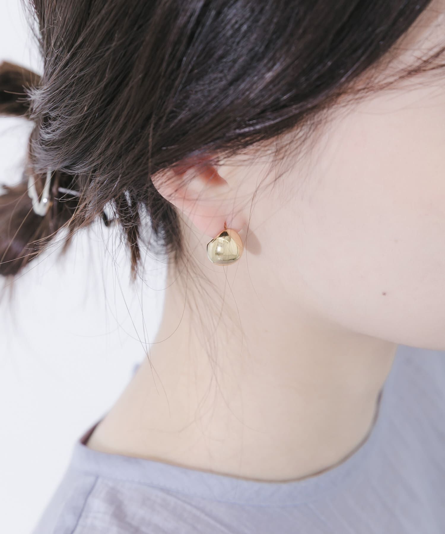 SMELLY「ステンレスプックリピアス」|ピアス|