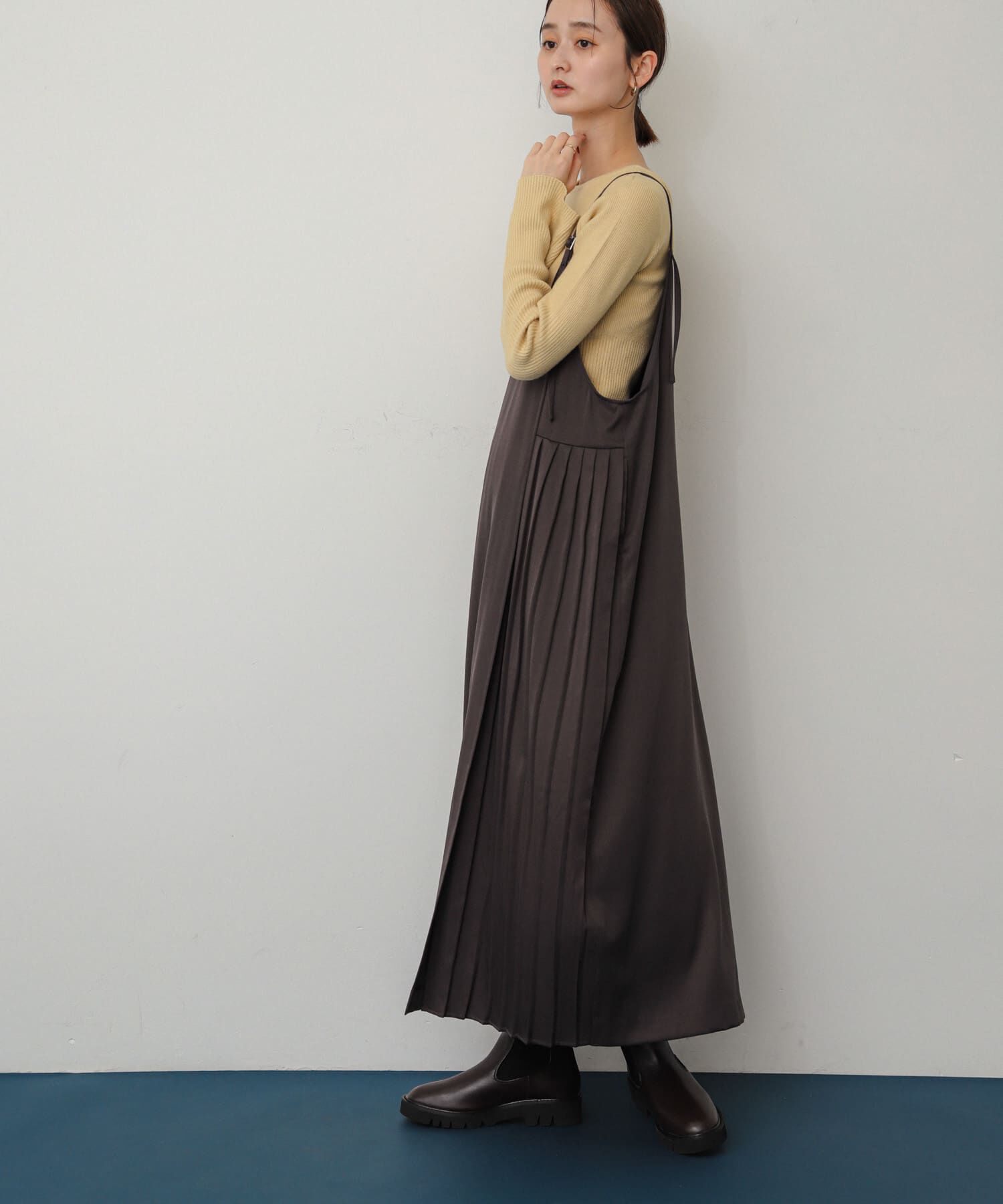 SENSE OF PLACE by URBAN RESEARCH「プリーツキャミワンピース」|ワンピース|