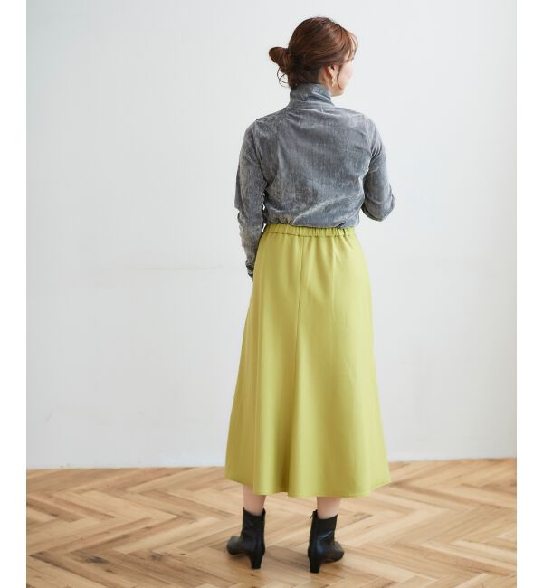 le.coeur blanc「MAISON MAVERICK ベロアハイネックT」|Tシャツ・カットソー|