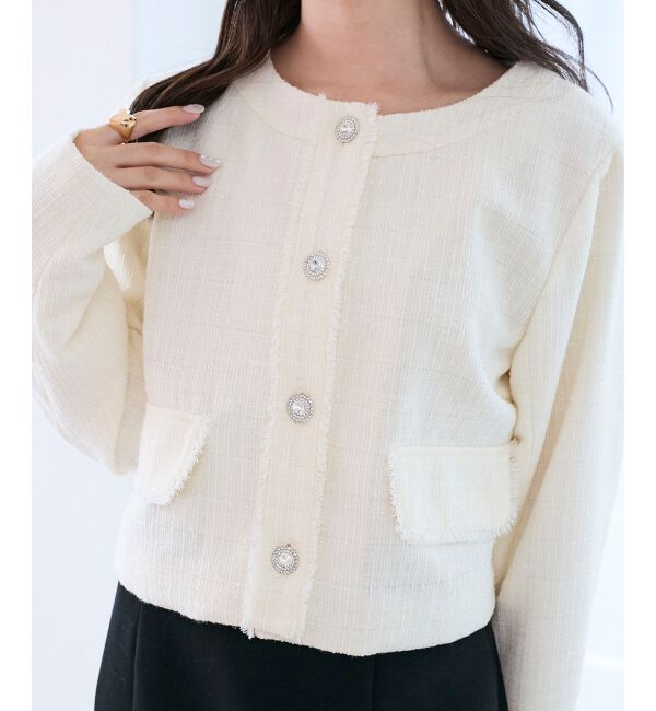  「ツイードフリンジジャケット」|その他|