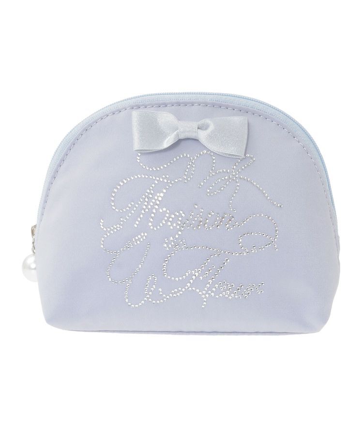 Maison de FLEUR「シャイニーリボンラウンドポーチ」|ポーチ|