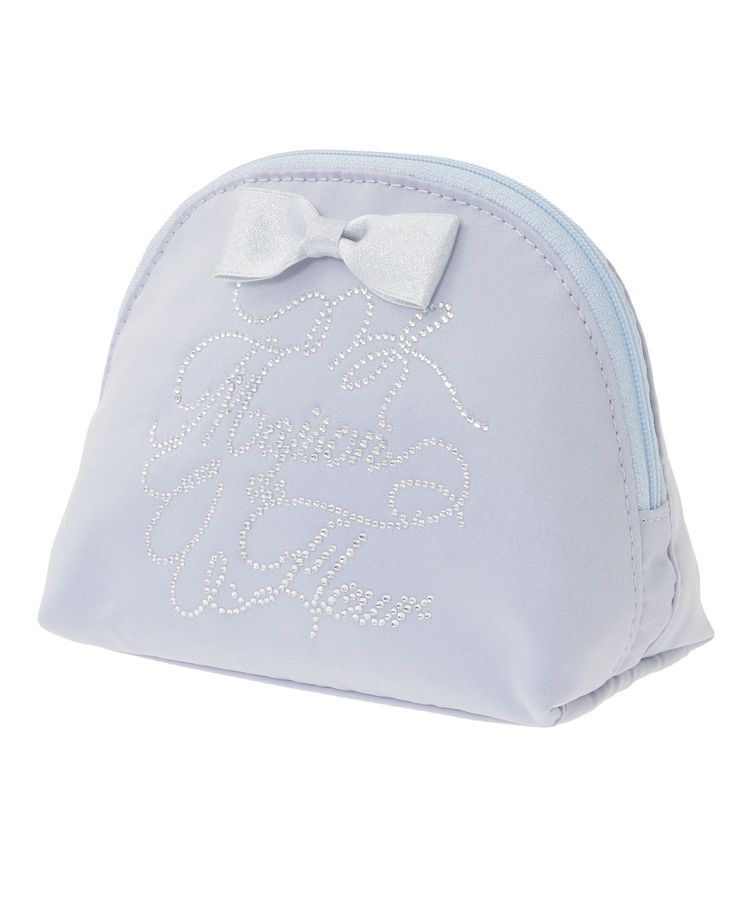 Maison de FLEUR「シャイニーリボンラウンドポーチ」|ポーチ|