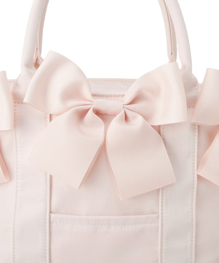 Maison de FLEUR「【2Way】ボリュームリボン2Wayトートバッグ」|トートバッグ|