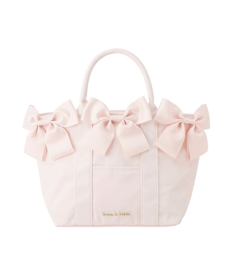 Maison de FLEUR「【2Way】ボリュームリボン2Wayトートバッグ」|トートバッグ|